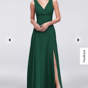 David’s bridal dress, juniper, floor length, size 2